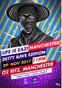 Mr Eazi live in Manchester (Cover Art)