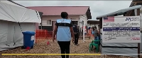 A picture of DR Congo's Isolation center