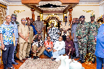 Government delegation briefs Asantehene on major projects in the region