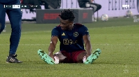 Kudus Mohammed after he got injured