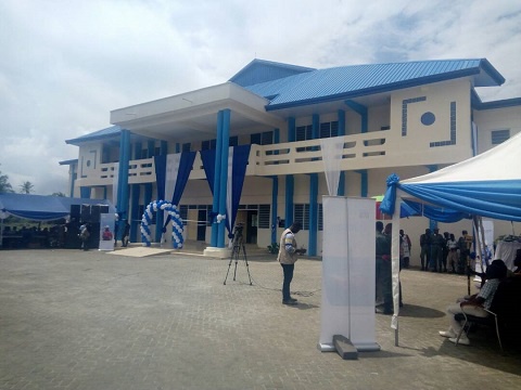 The new assembly hall built by Tullow Ghana Limited