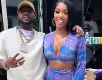 Davido and mother to one of his children