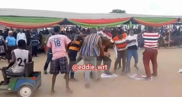 NDC and NPP supporters clash over DRIP equipment at Wassa East