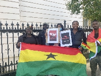 #OccupyJulorbiHouse protesters in the UK