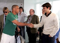 Ronaldo and Roger Federer