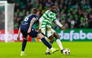 Jeffrey Schlupp plays his first game for Celtic