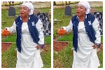 Mother of Ghanaian student who died in Latvia invokes curses at graveside