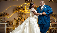Emmanuel Tetteh George and his wife Ruth Ewoenam [Image Credit: Manuel Photography]