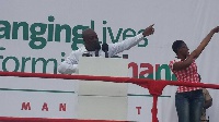 President Mahama at the manifesto launch