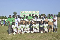 Winners of zone 3 Milo champions league, Myohaung Forces Primary