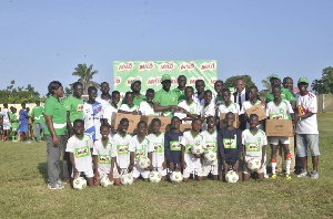 Winners of zone 3 Milo champions league, Myohaung Forces Primary
