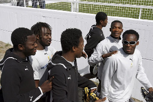 A rare photo of Muntari, Essien, Gyan and others have sparked reactions online A rare photo of Muntari, Essien, Gyan and others have sparked reactions online