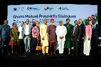 Some speakers and stakeholders of the maiden Ghana Mutual Prosperity Dialogue held in Accra