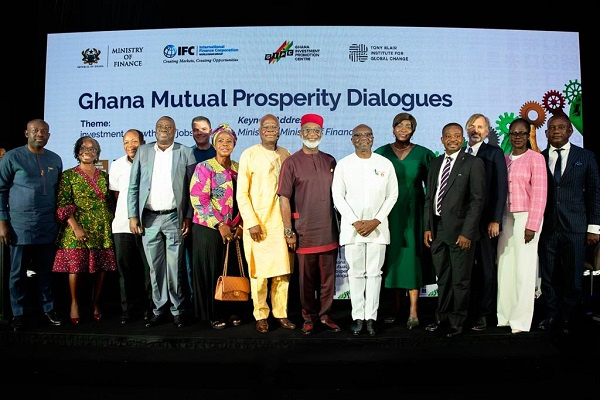 Some speakers and stakeholders of the maiden Ghana Mutual Prosperity Dialogue held in Accra