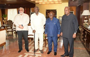 The Johns meet President Nana Akufo - Addo