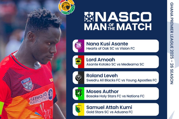 Safianu Usman was named as MOTM against Bechem United