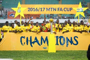 Asante Kotoko won the 2017  MTN FA Cup a few weeks ago