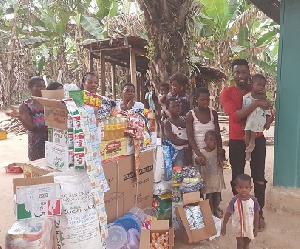 A Plus with support from Ghanaweb, Big Heart Foundation, others rescue family from abject poverty