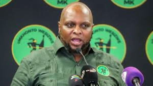 Floyd Shivambu, of the MK Party, says he