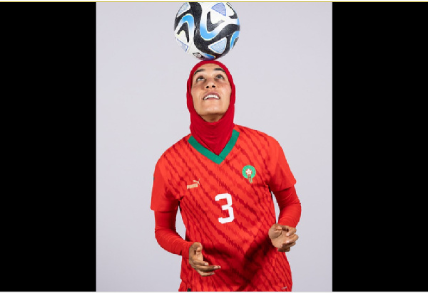 Moroccan defender, Nouhaila Benzina