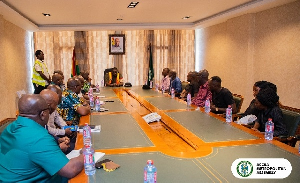 Family of the late Benjamin Ayikwei Armah with the MCE of Accra