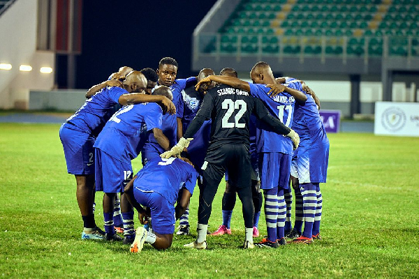 Some players in the UG Corporate Football League