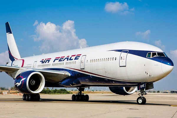 File photo: Air Peace, a Nigerian airline