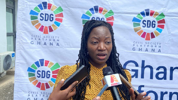 National Coordinator of the CSOs Platform on SDGs, Levlyn Konadu Asiedu