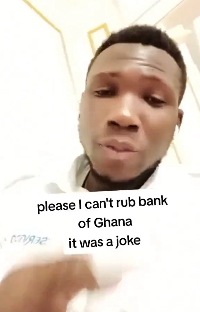 Man who threatened to rob the Bank of Ghana