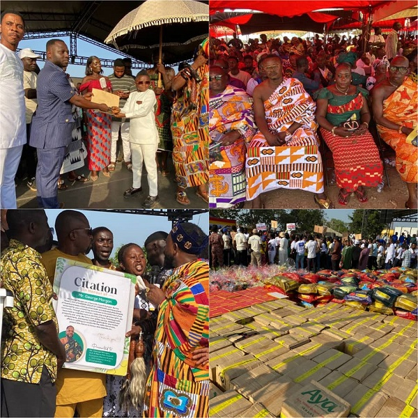 The charitable initiative, was organised as part of his annual Christmas outreach