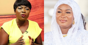 Vim Lady (left) and Samira Bawumia (right)