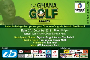 Ghana Golf Awards Poster