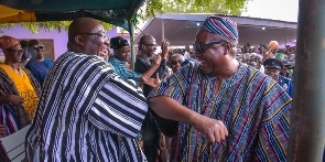 Mahamudu Bawumia and John Dramani Mahama