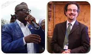 Mugabe Maase [L] and Jon Benjamin [R]
