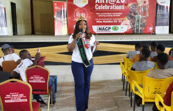 Miss Malaika Gh ’23 electrifies SWESCO with HIV prevention campaign