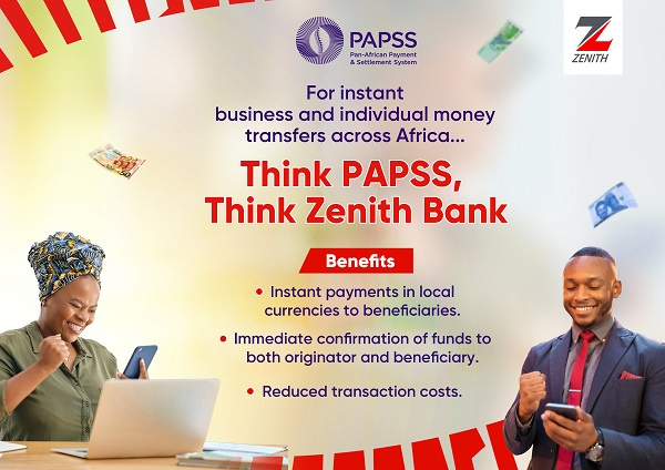 Zenith Bank's collaboration with PAPSS symbolizes a future where African trade transcends borders