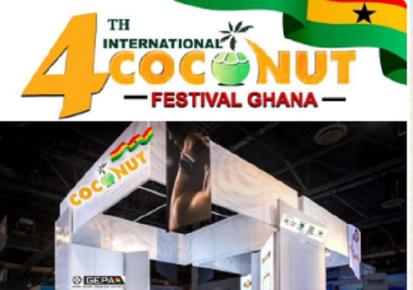 The 4th edition of the International Coconut Festival Ghana  will be held at the AICC