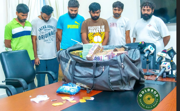 Some of the apprehended Indian nationals