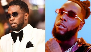 Record producer Diddy and Afrobeats singer, Burna Boy