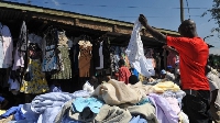 File photo of Second hand clothing on sale