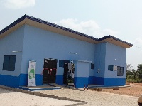 CHPS compound provided by USAID/KOICA at Lotako