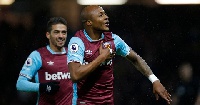 Andre Ayew wheels away to celebrate his leveller
