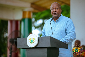 President John Dramani Mahama is Ghana's president