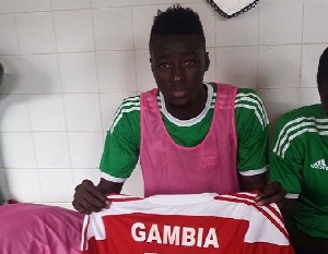 Gambia vice captain, Sang Pierre Mandy