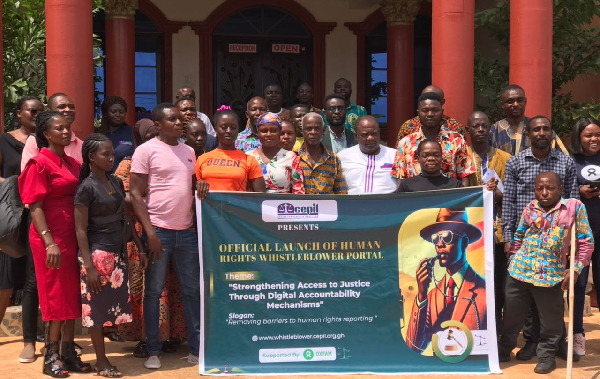 Participants after the official launch of the digital whistleblower portal