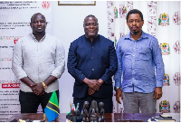 BASATA’s Executive Secretary, with officials from the African Research Institute for AI