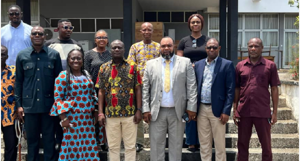 Judith Adjobah Blay, the Acting Chief Executive Officer among some staff