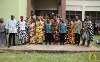 President Nana Addo Dankwa Akufo-Addo with some chiefs