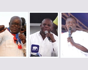 Akufo-Addo, Lord Commey and Bryan Acheampong