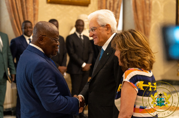 President Akufo-Addo noted Ghana and Italy have had strong relations spanning several decade